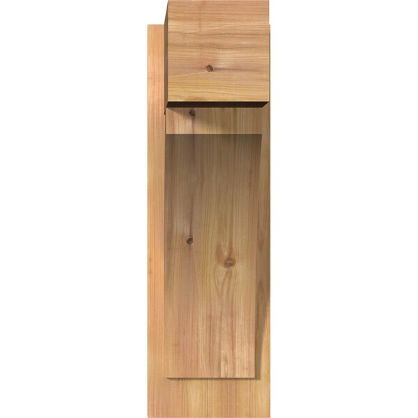 Thorton Block Smooth Outlooker, Western Red Cedar, 7 1/2W X 16D X 24H